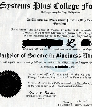 SYSTEMS PLUS COLLEGE FOUNDATIO