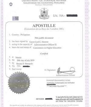 2019 7. APOSTILLE