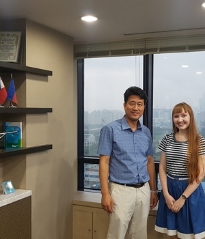 국제학교 담당자 회사 방문