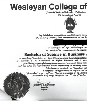 WESLEYAN COLLEGE OF MANILA.INC