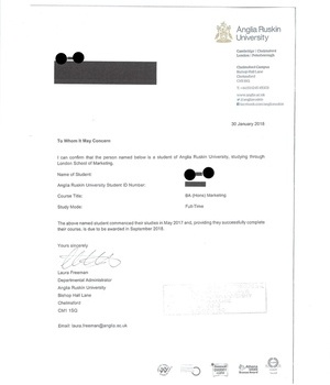 ANGLIA RUSKIN UNIVERSITY
