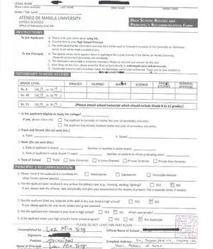 2023학년도 ATENEO DE MANILA UNIVE