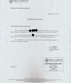 FAR EASTERN COLLEGE- CAVITE
