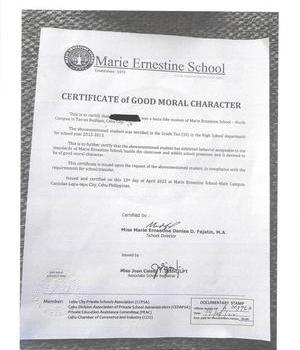 MARIE ERNESTINE SCHOOL GOOD MO