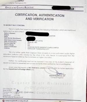 CAGAYAN STATE UNIVERSITY
