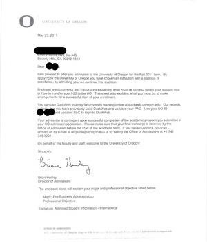 UNIVERSITY OF OREGON