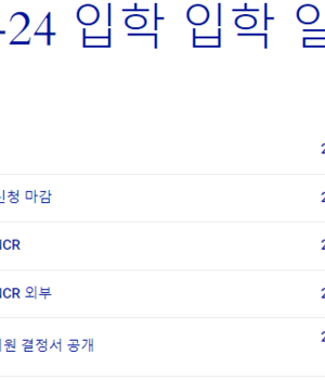 아테네오 대학교 2023학년도 전형일자