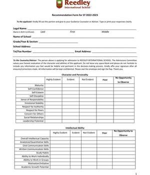 Reedley-Recommendation-Form-SY