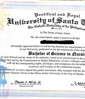 UNIVERSITY OF SANTO TOMAS
