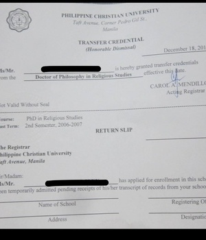 PHILIPPINE CHRISTIAN UNIVERSIT