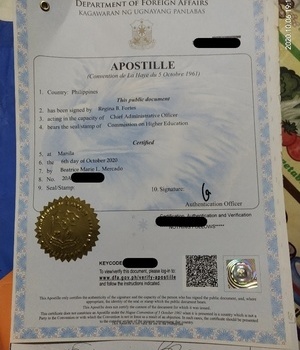 2020 10. APOSTILLE