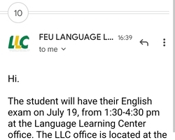 23년 7월 FEU ESL TEST공지