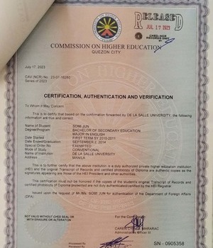 23.8 DLSU 라살대 아포스티유 공증완료