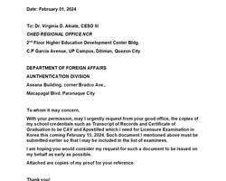 Urgent processing document