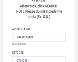 Apostile verified 