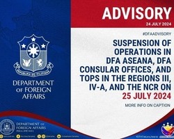 24.7.25 DFA외교부 SUSPENSION OF O