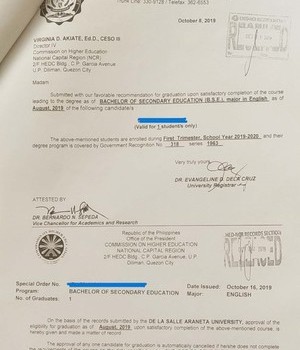 DE LA SALLE ARANETA UNIVERISTY
