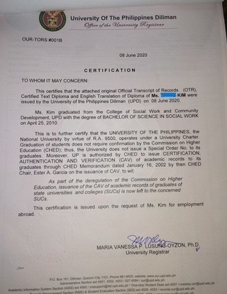 UNIVERSITY OF PHILIPPINES