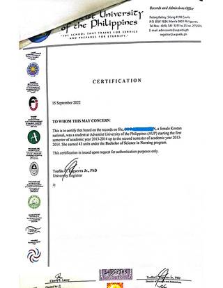 ADVENTISTY UNIVERSITY OF PHILIPPINES